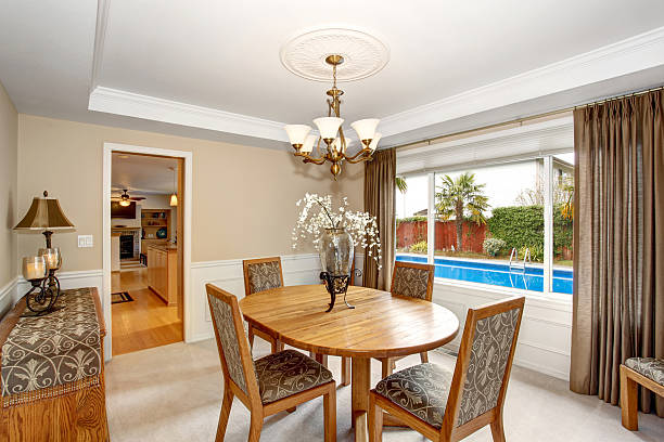 istock Lovely dinning room with great table and chair set. 481099842