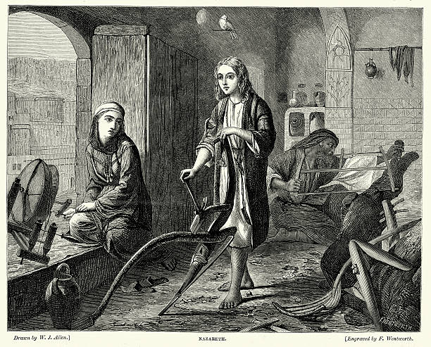 istock Jesus in his Fathers Worshop 481100318