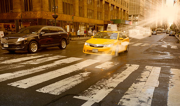 istock Taxi Driving Fast, NYC 481100466