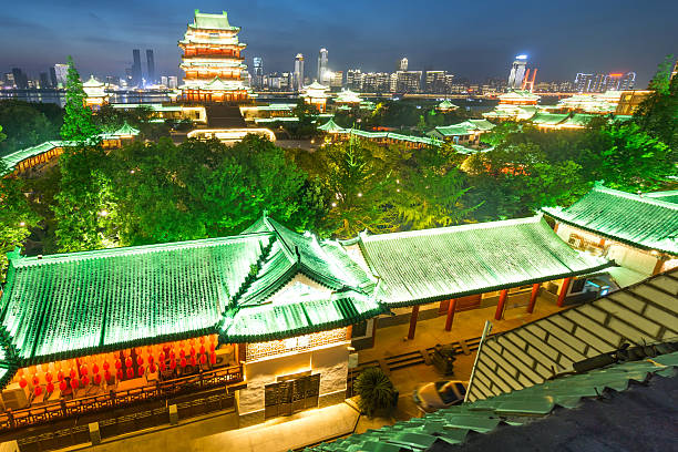 istock nanchang tengwang pavilion at night 481101556