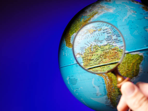 istock South America and the Caribbean on a Globe 481101907