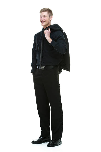 istock Smiling businessman looking away 481102629