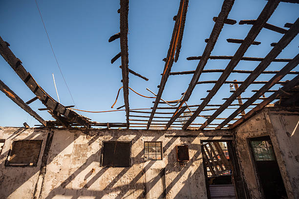 Fire-Damaged Retail Store in Niland