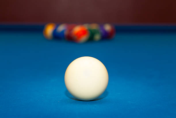 istock Pool ball with the white cue 481103261