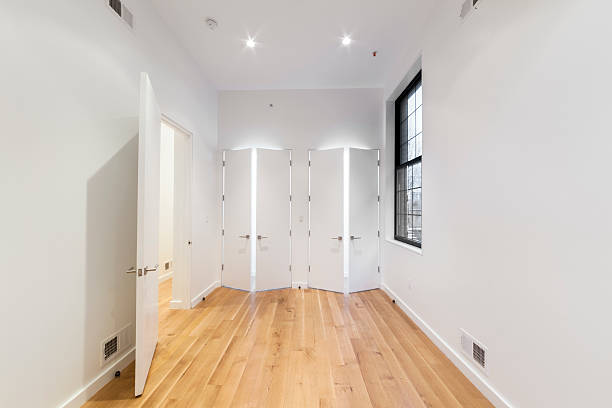 istock A white, empty room in a modern, contemporary home.  481103369