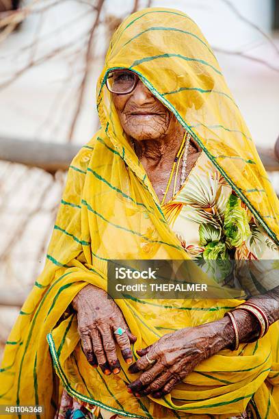 Indian Senior Woman Stock Photo - Download Image Now - 2015, Adult, Adults Only