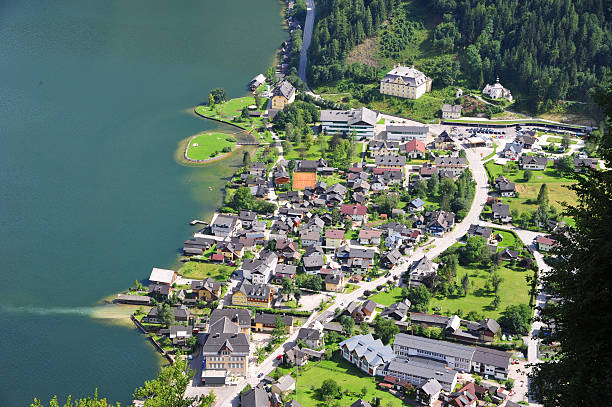 istock Aerial View of Hallstatt, Austria 481104713
