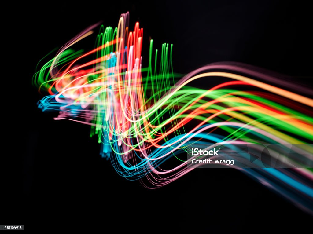 照明の色の波を - 線のロイヤリティフリーストックフォト