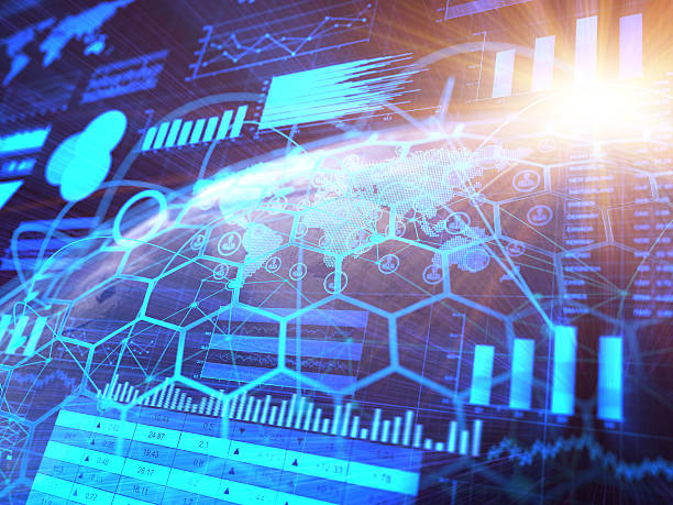 istock Financial charts abstract business graph 481107505