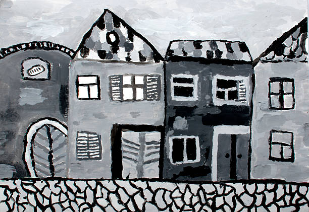 istock Painting of houses 481107601