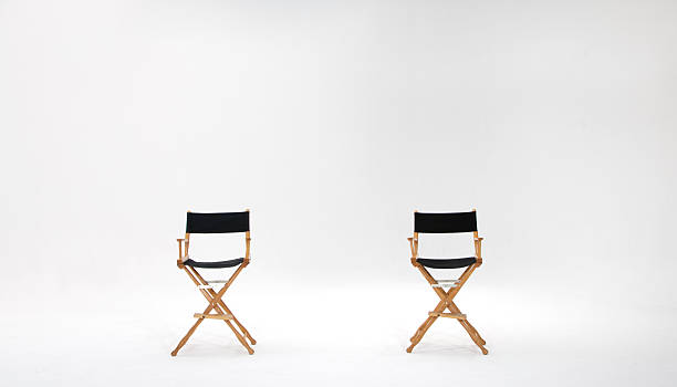 Director's Chairs stock photo