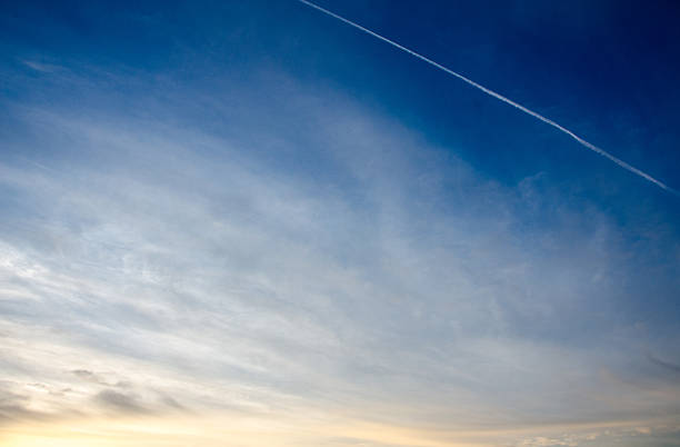 Cielo al tramonto - foto stock