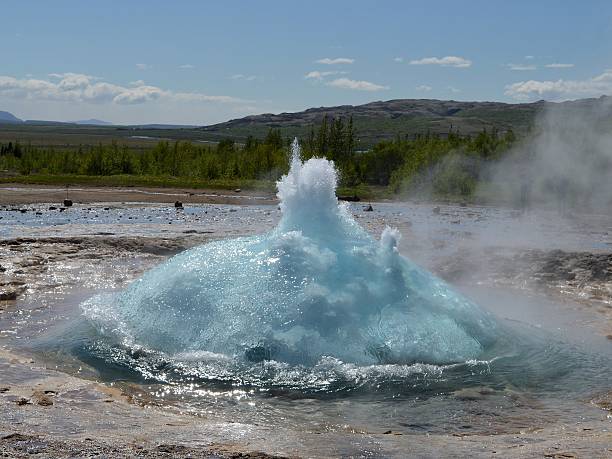 istock Geyser bubble starts erupting 481110994