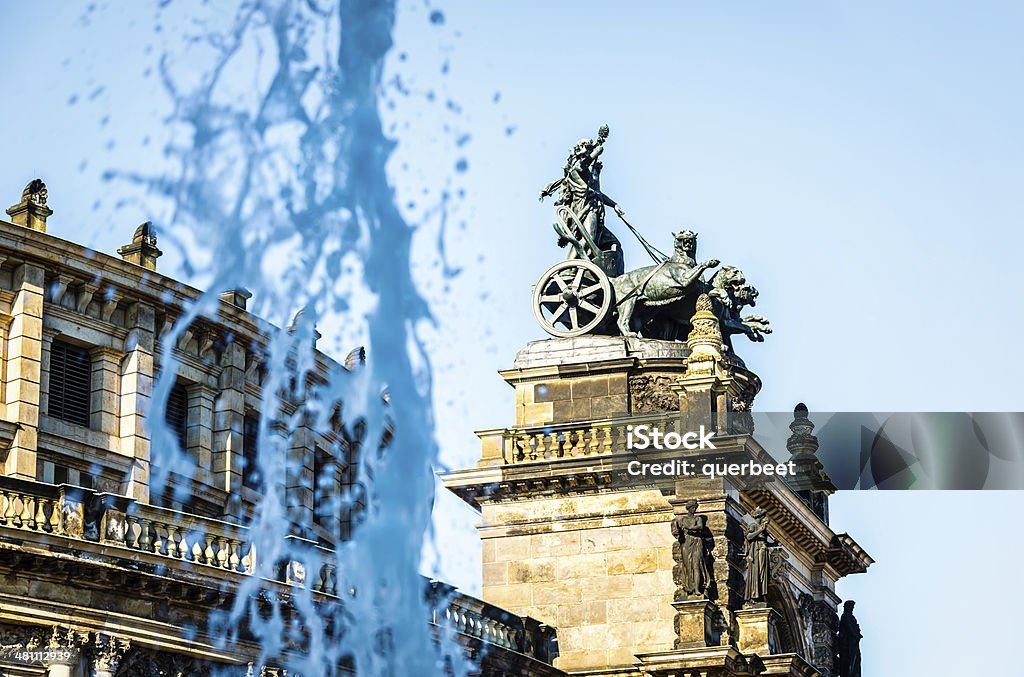 SEMPEROPER – Dresden - Lizenzfrei Außenaufnahme von Gebäuden Stock-Foto