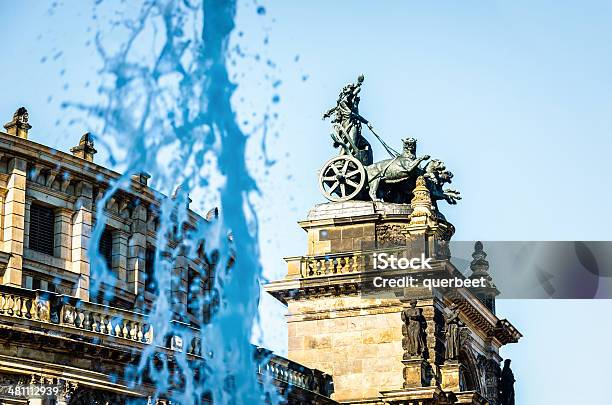 Semperoper Dresden Stockfoto und mehr Bilder von Außenaufnahme von Gebäuden - Außenaufnahme von Gebäuden, Bauwerk, Deutsche Kultur