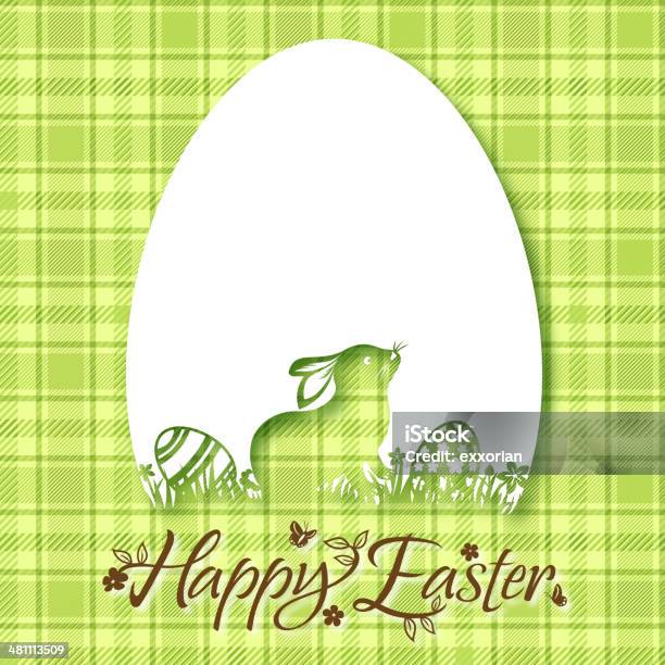 Easter Bunny Invitation Stock Illustration - Download Image Now - Animal, Animal Egg, Animal Markings