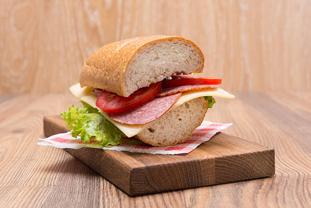 istock Sandwich with cheese and sausage 481121648