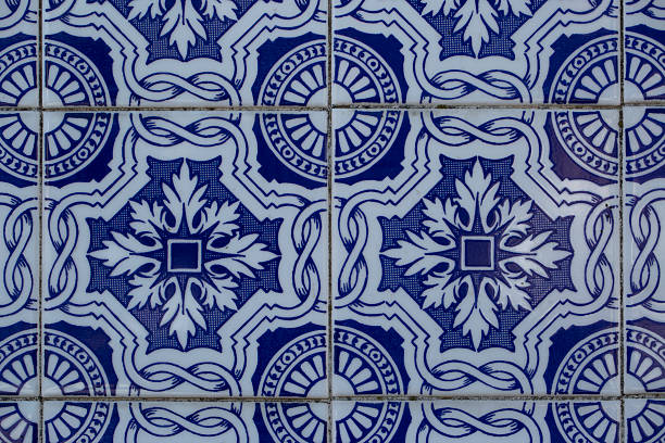 istock Old Fashioned Hand Painted Portuguese tile 481123192