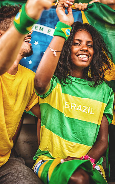 istock brazilian supporters at stadium 481124893