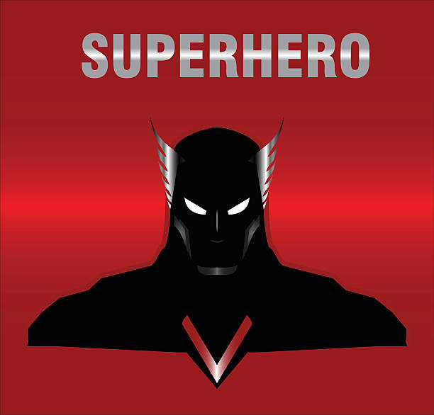 초영웅 - superhero identity heroes mask stock illustrations