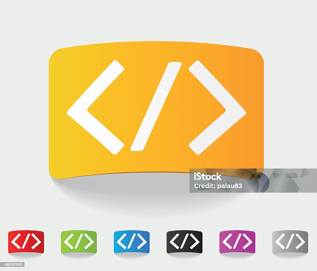 Realistic Design Element Programming Stock Illustration - Download ...