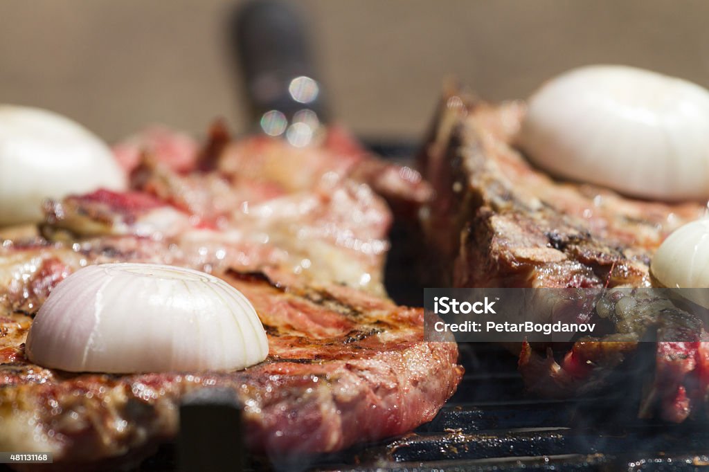 Grilled NY Strip 2015 Stock Photo