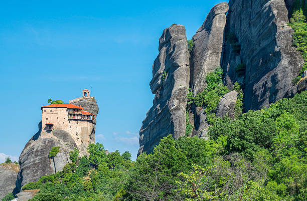 istock Agios Nikolaos Anapafsas Monastery, Meteora in Greece 481133488