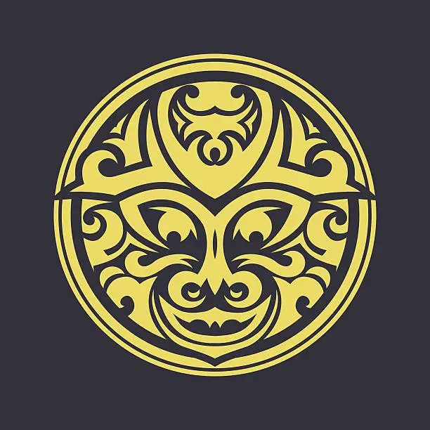 Vector illustration of Tribal Mask