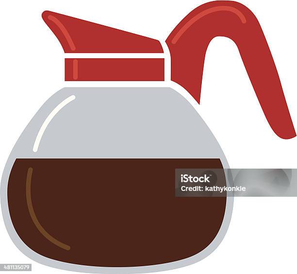 Caffè Caraffa - Immagini vettoriali stock e altre immagini di Bricco per il caffè - Bricco per il caffè, Caffè - Bevanda, Caraffa