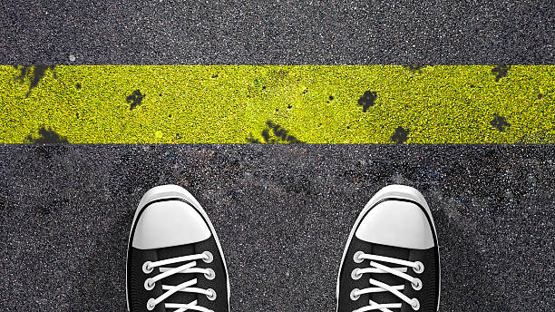 istock Cross the yellow line ? 481136430