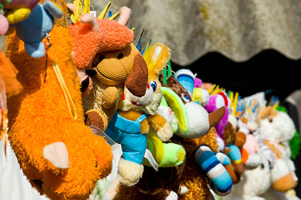 istock Drying after washing soft toys 481140460