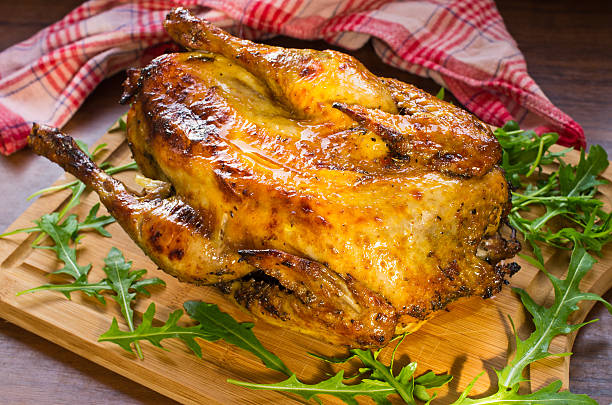 istock Cooked guinea fowl bird 481145592