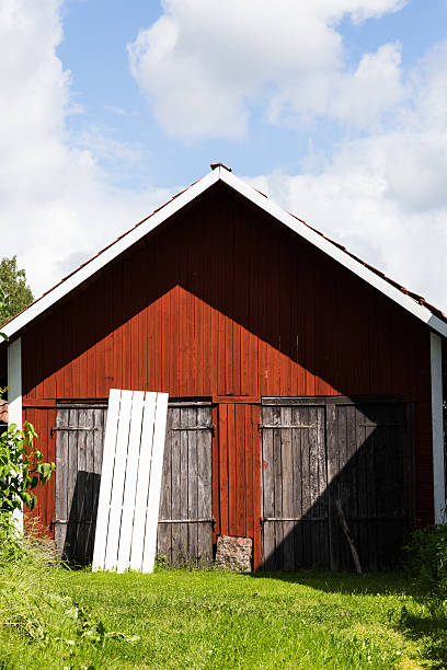 istock View of an Old Barn With a Square Shadow 481155224