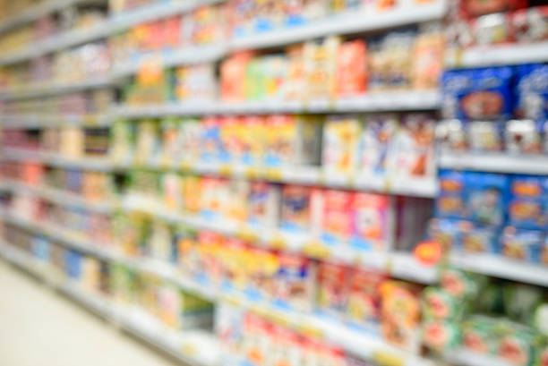 istock Supermarket store. Blur background 481161390