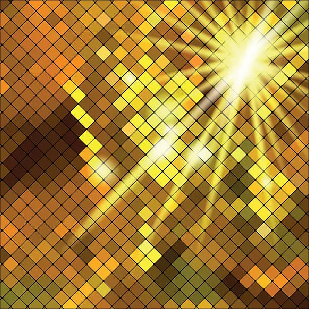 Vector illustration of Gold texture