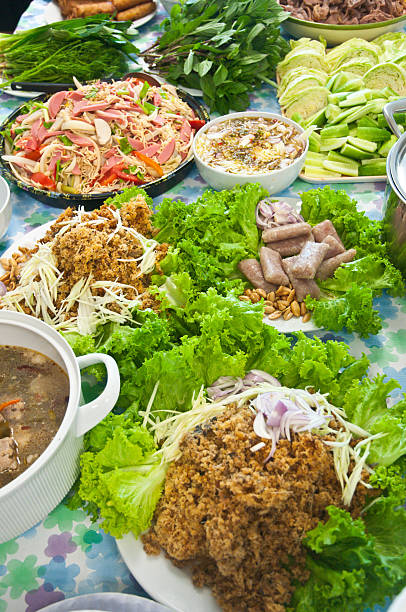 istock buffet of thai food 481164906