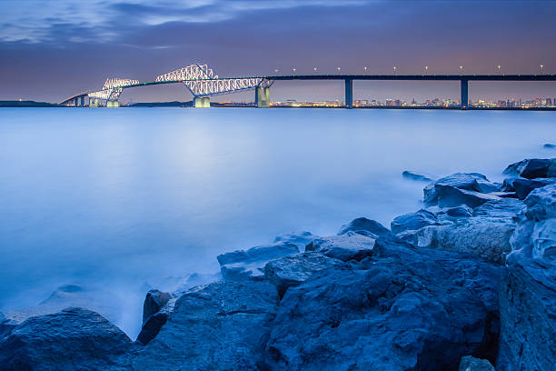 istock Tokyo bay and Tokyo gate bridge at sunset 481166604