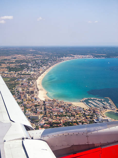 istock Aerial view of Majorca beach 481166850