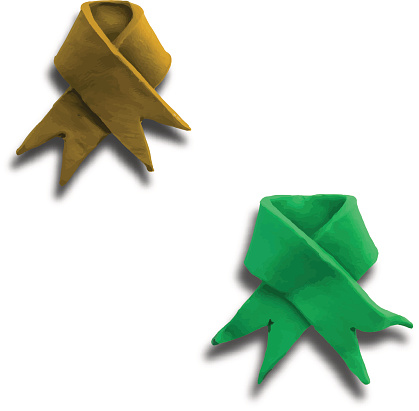 Two Ribbons Merging Two Ribbons Stock Illustration - Download Image Now - 2015, Art And ...