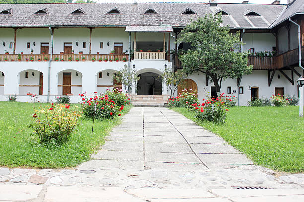 istock Rural Landscape with old monastery in Romania 481170926