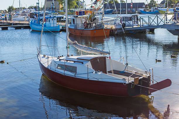 istock Ships moored in port 481181864