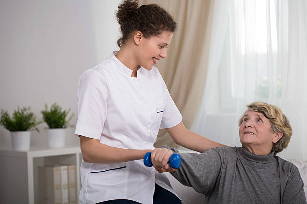 istock Young therapist and patient 481182706