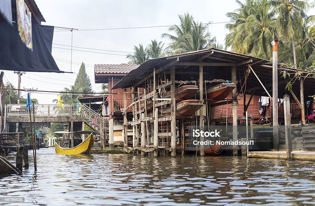 Slums in Thailand - Lizenzfrei Architektur Stock-Foto