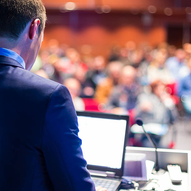 istock Speaker at Business Conference and Presentation. 481187294