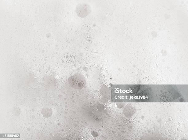 White Foam Stock Photo - Download Image Now - 2015, Abstract, Backgrounds