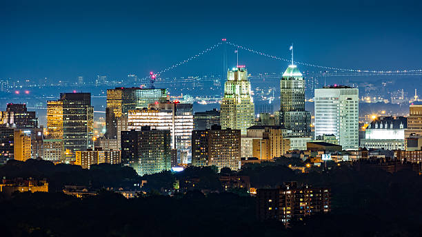 Newark, New Jersey skyline stock photo