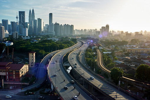 Kuala Lumpur skyline with the Petronas Towers