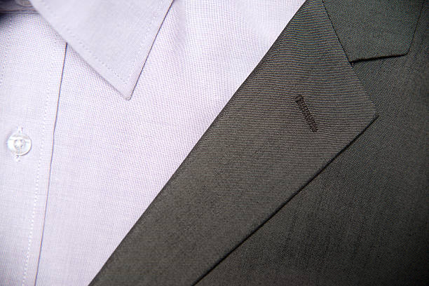жакет-рубашка и галстук с лацканами - lapel стоковые фото и изображения