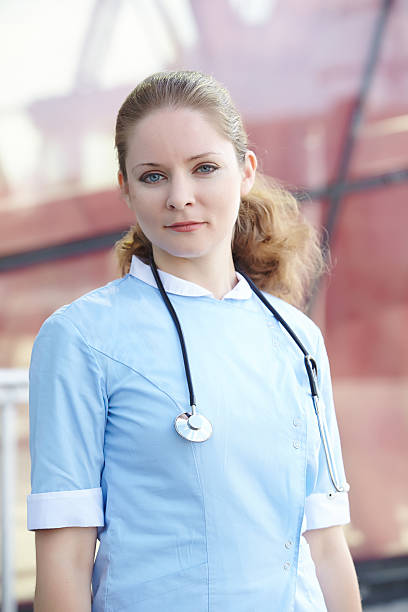 istock woman doctor with stethoscope 481193416
