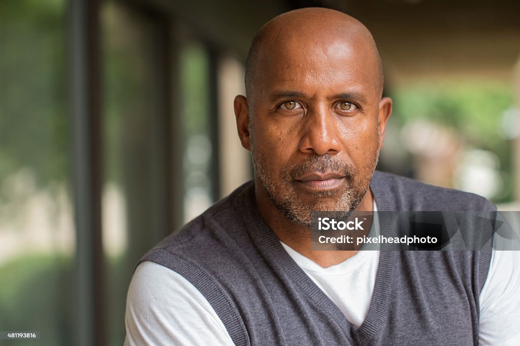 Mature African American Man Attractive African American Man Men Stock Photo